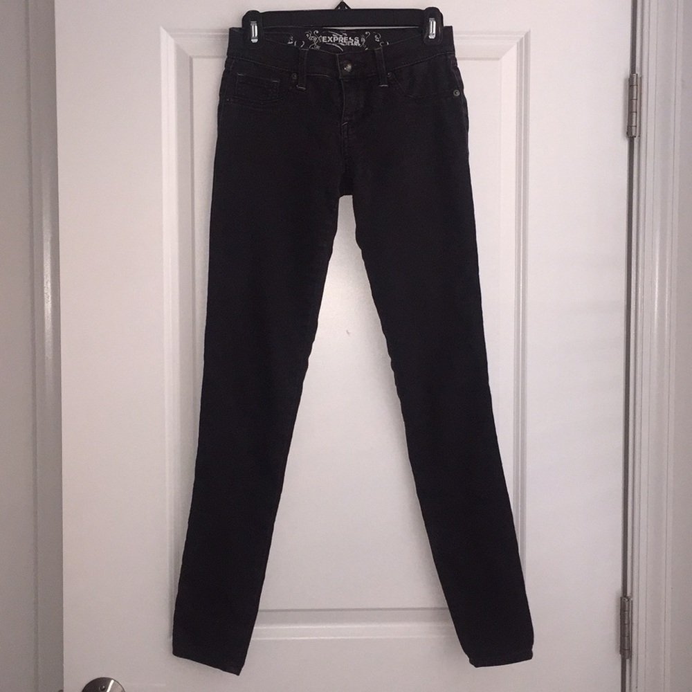 Express Faded Black Jeggings
